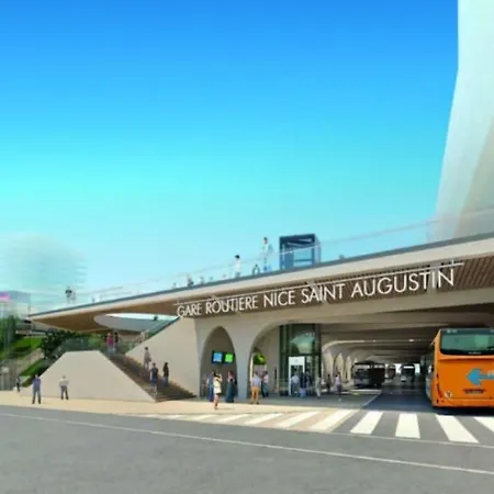 Grand Appartement, 2 Ou 3 Ou 4 Pieces, Tramway Sur Place, Proche Gare Sncf St Augustin 5 Min, Aeroport A 7 Min, Ou Allianz Riviera 10 Min, Palais Nikaia 2 Min , Supermarche Sur Place, Parking Possible Si Disponible Ou Payant A 1000 Metre Apartment